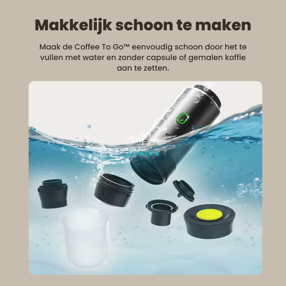 Coffee To Go™ - Het draadloze 3 in 1 koffiezetapparaat