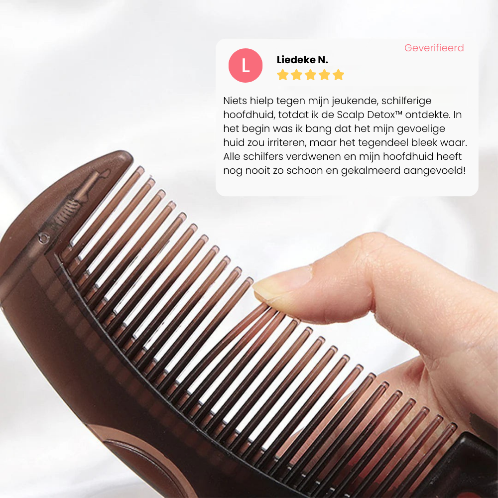 Scalp Detox™ - De kam voor een gezonde hoofdhuid