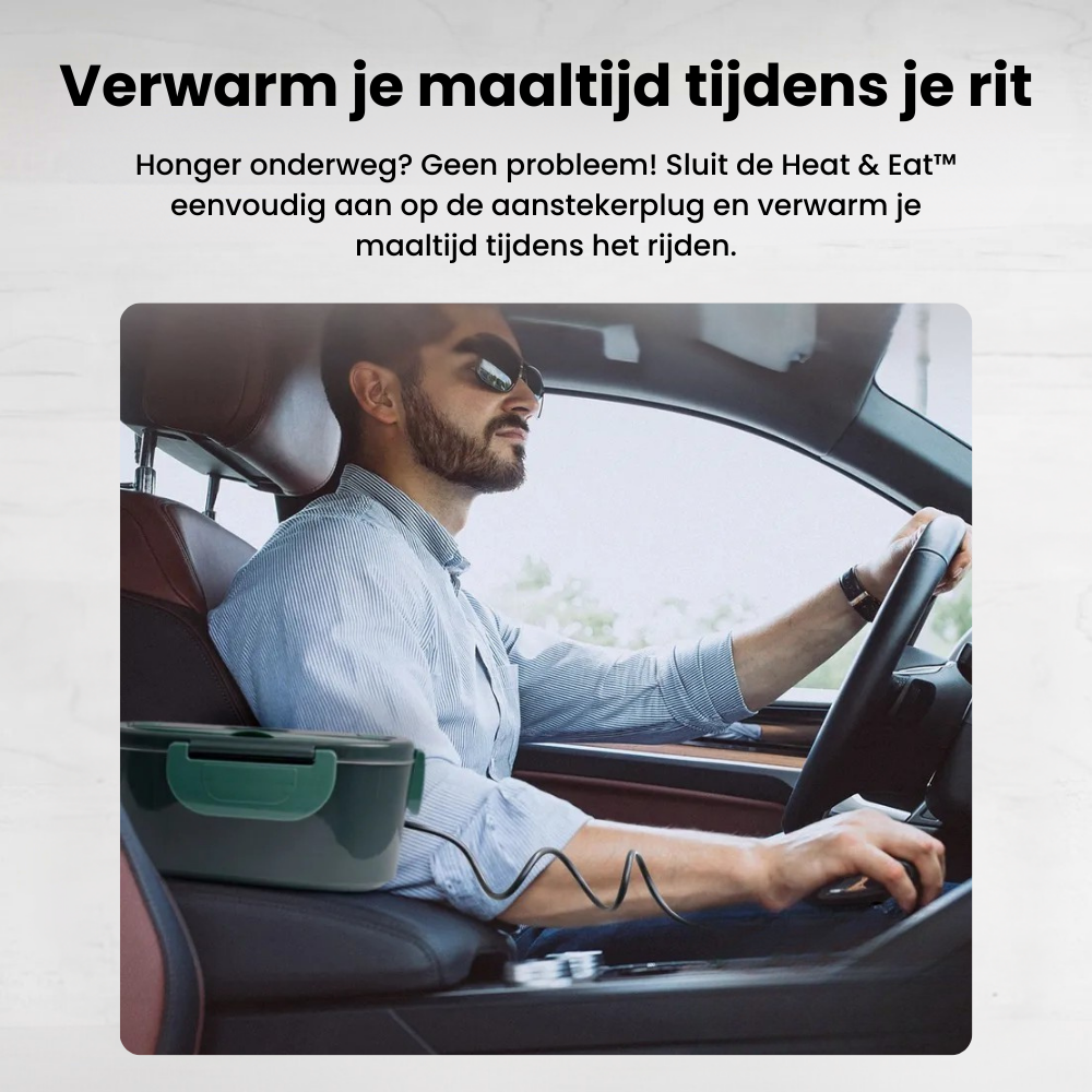 Heat & Eat™ - De elektrische lunchbox met gratis lunchtas