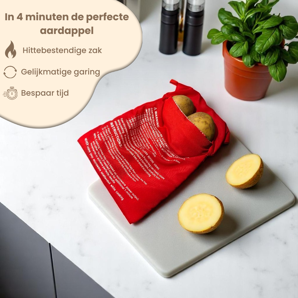 Quick Potato™ - Aardappelzak voor in de magnetron