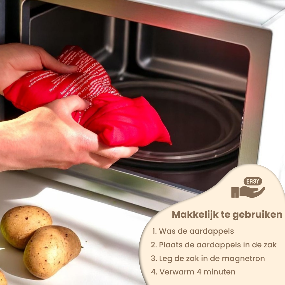 Quick Potato™ - Aardappelzak voor in de magnetron