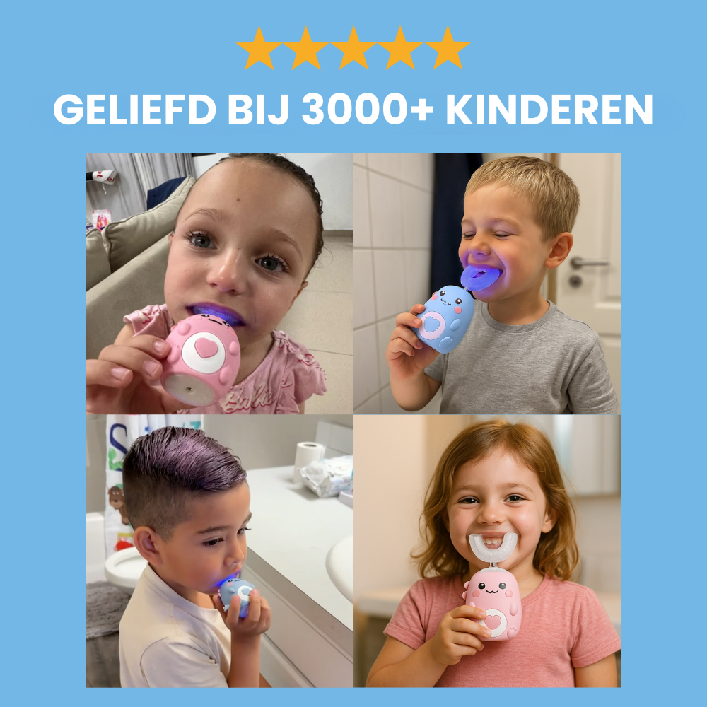 Happy Brush™ - Ultrasone 360° kindertandenborstel