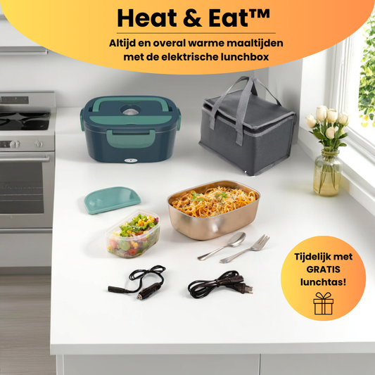 Heat & Eat™ - De elektrische lunchbox met gratis lunchtas