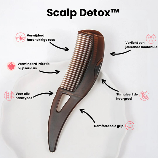 Scalp Detox™ - De kam voor een gezonde hoofdhuid