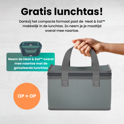 Heat & Eat™ - De elektrische lunchbox met gratis lunchtas